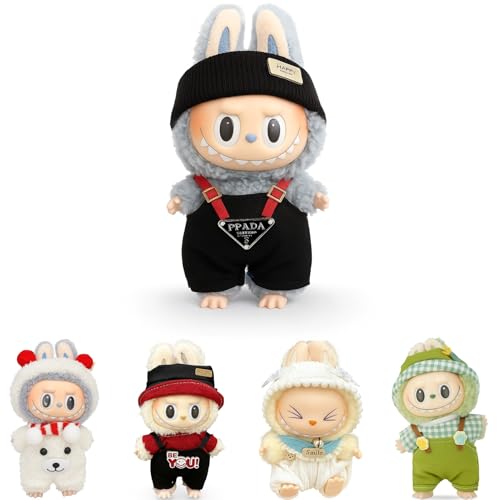 La-bu-bu Puppenkleidung für 17 cm Plüschpuppe – DIY Outfit Set, hochwertige Bekleidung, Geschenk für Kinder & Sammler, Accessoires für La-bu-bu Plüsch La-bu-bu Puppenkleidung für 17 cm Plüschpuppe – DIY Outfit Set, hochwertige Bekleidung, Geschenk für Kinder & Sammler, Accessoires für La-bu-bu Plüsch von Yiliastore