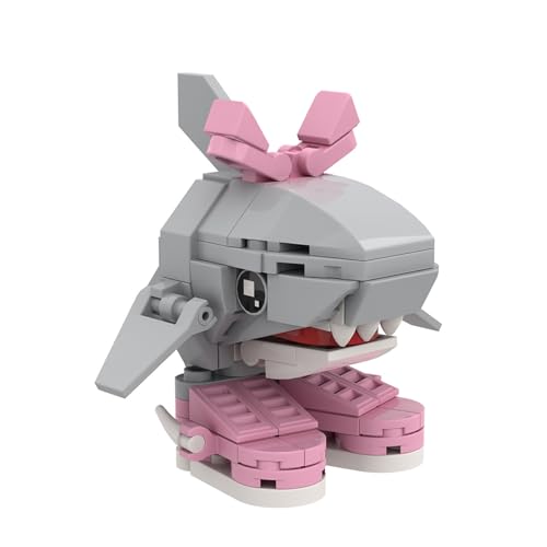 Yiliastore Italian Brainrot Bausteinfigur Tralalero Tralala – lustiges 3D-Tier zum Sammeln & Bauen – Deko-Highlight & kreative Geschenkidee für Kinder, Sammler & Fans von Yiliastore