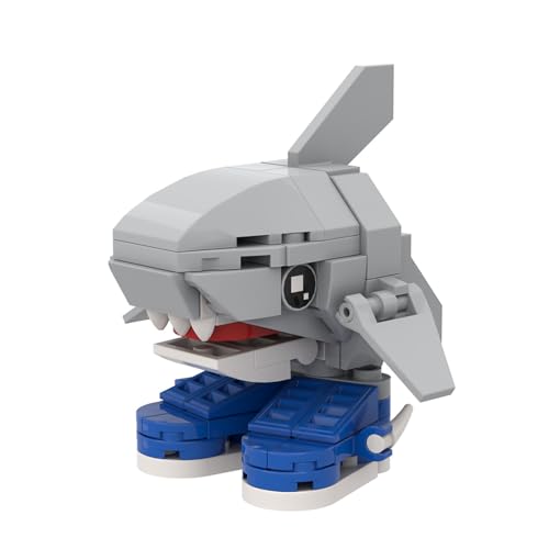 Yiliastore Italian Brainrot Bausteinfigur Tralalero Tralala – lustiges 3D-Tier zum Sammeln & Bauen – Deko-Highlight & kreative Geschenkidee für Kinder, Sammler & Fans von Yiliastore