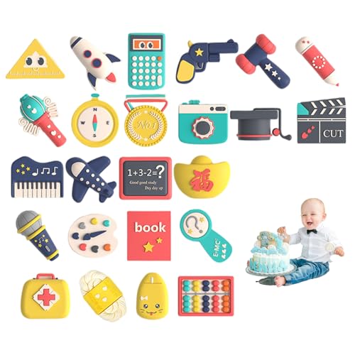 24pcs Koreanische Dekorationen, Doljabi SEFE Safe Zhuazhou Set Artikel Geburtstag präsent von Yililay