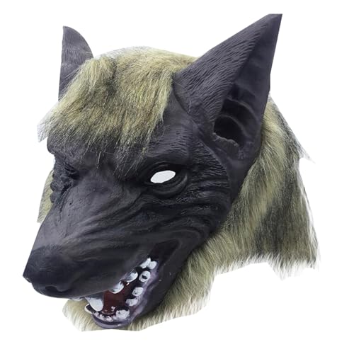 Yililay 1pc Scary Full Face Werwolf Maske dunkelbraune Halloween Cosplay Kostümparty Horror Nächte Yililay 1pc Scary Full Face Werwolf Maske dunkelbraune Halloween Cosplay Kostümparty Horror Nächte von Yililay