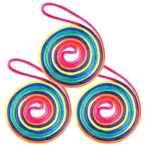 Yililay 3PCS Kids Toys, Katzen Cradles String, 63 Zoll farbenfrohe PA & Nylon Kinderspielzeug, interaktive und pädagogische Kinderspiele für Zuhause, Vorschule, Kindergarten, Geschenke für Kinder Yililay 3PCS Kids Toys, Katzen Cradles String, 63 Zoll farbenfrohe PA & Nylon Kinderspielzeug, interaktive und pädagogische Kinderspiele für Zuhause, Vorschule, Kindergarten, Geschenke für Kinder von Yililay