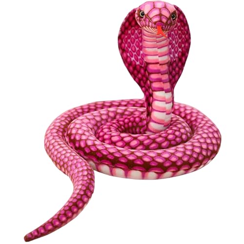 Yililay 7.8ft Giant Cobra Stoffed Tier, realistisch von Yililay