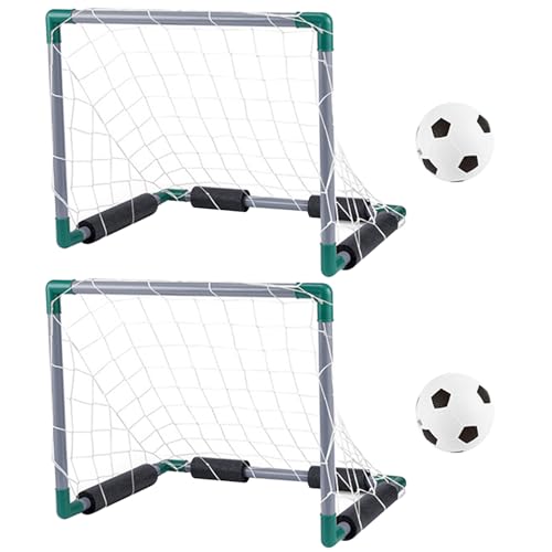 Yililay Wasserball-Set mit 2 Pool-Toren, 2 Bällen und 1 Inflator, schwimmender Poolfußball für Sommerkühlung, interaktive Eltern-Kind-Spiele von Yililay