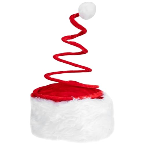 Yililay Weihnachtsmütze Weihnachtsbaum -Kopfbedeckung, lustige elastische Feiertagspartyhut für Erwachsene Jungen Mädchen Weihnachtszubehör von Yililay