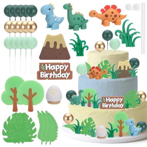 Yimomoyi 35Pcs Kleine Dino Tortendeko, Dino Kuchen Deko, Dino Themed Geburtstag Deko, Dinosaurier Kuchen Topper, Dino Party Deko Yimomoyi 35Pcs Kleine Dino Tortendeko, Dino Kuchen Deko, Dino Themed Geburtstag Deko, Dinosaurier Kuchen Topper, Dino Party Deko von Yimomoyi
