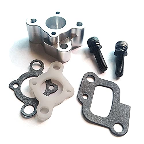 Yinchus CNC Ansaug Krümmer Set für 23-30,5 CCM Gasmotor Zenoah Baja 5B 5T 5Sc 5Ive-T Rovan Motor von Yinchus