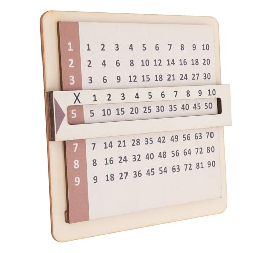 Slide and Learn Multiplikationsgitter, Pädagogisches Mathematik-Tool für Grundschüler, mit Sichtfenster, für den Einsatz Im Klassenzimmer und zu Hause Slide and Learn Multiplikationsgitter, Pädagogisches Mathematik-Tool für Grundschüler, mit Sichtfenster, für den Einsatz Im Klassenzimmer und zu Hause von Yinhing