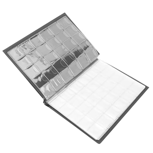 Yinhing 250 Taschen Coin Collection Album, 10 Seiten Coin Holder Book Coin Storage Album Money Penny Pocket für Sammler (Rot) von Yinhing