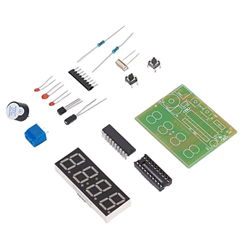 Yinhing Digitale Takt -Kits, Elektronisches Takt - Kit mit Zweiter Korrekturfunktion Digitale 4 stellige Elektronische Lötplattenkit 4 Ziffer Digitaluhr für Schulen Yinhing Digitale Takt -Kits, Elektronisches Takt - Kit mit Zweiter Korrekturfunktion Digitale 4 stellige Elektronische Lötplattenkit 4 Ziffer Digitaluhr für Schulen von Yinhing