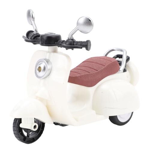 Yinhing Mini Electric Doll Scooter, Puppenfahrzeugspielzeug, Batteriebetrieben, für Puppen -Desktop -Dekoration (White) von Yinhing