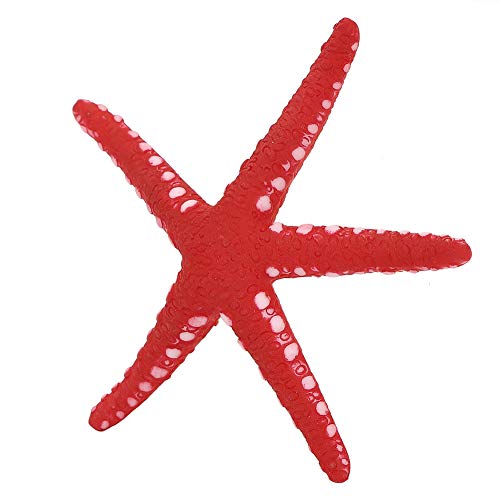 Yinhing Seesterndekor, Aquariumdekor Leuchtende Simulation Künstlicher Seestarfisch -Ornament Seestarfisch Aquarium Dekoration -Ornamente für Fischbox Home Hochzeitstisch Dekor DIY Handwerk (Rot) von Yinhing