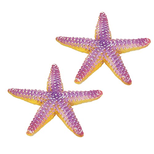 Yinhing Seesterndekor, Seestern für Basteln mit Lebhaften Leuchtenden Farben 2pcs Harz Strand Ornamente für Yinhing Seesterndekor, Seestern für Basteln mit Lebhaften Leuchtenden Farben 2pcs Harz Strand Ornamente für von Yinhing
