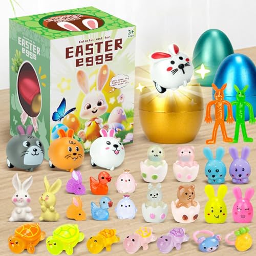 Yiohejy 20 Stück Vorgefüllte Ostereier, Gefüllte Eier Ostereiersuche, Lustige Eier Spielzeuge, Ostern Geschenke Für Kinder, Osterkörbchen Füller, Ostereier Füllung Spielzeug Yiohejy 20 Stück Vorgefüllte Ostereier, Gefüllte Eier Ostereiersuche, Lustige Eier Spielzeuge, Ostern Geschenke Für Kinder, Osterkörbchen Füller, Ostereier Füllung Spielzeug von Yiohejy