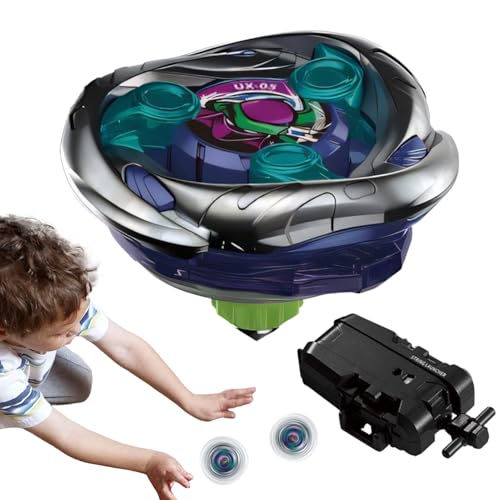 Yiohejy Duell,Spiel mit & Wettkampf-| Interaktives Gyro-Spielzeug mit Startergerät für Kinder, für Outdoor-Spaß & Stadion-Action Yiohejy Duell,Spiel mit & Wettkampf-| Interaktives Gyro-Spielzeug mit Startergerät für Kinder, für Outdoor-Spaß & Stadion-Action von Yiohejy