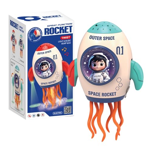 Yiohejy Elektrisches Tanzspielzeug | Elektrisches Raketenspielzeug | Musikalische Beleuchtete Projektor Puppe Für Party Indoor Feiertag Familie Festival Tisch Zuhause Event | Mädchen Kinder Ab 3 von Yiohejy