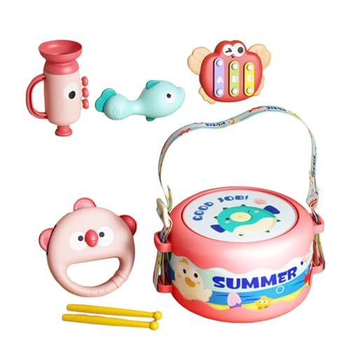 Yiohejy Kids Drum Set für , Babymusikinstrumente,Safe Kids Drum 6 Stücke | Tragbares Musikspielzeug Multifunktionales Design für Kinder Mädchen Geburtstag Yiohejy Kids Drum Set für , Babymusikinstrumente,Safe Kids Drum 6 Stücke | Tragbares Musikspielzeug Multifunktionales Design für Kinder Mädchen Geburtstag von Yiohejy
