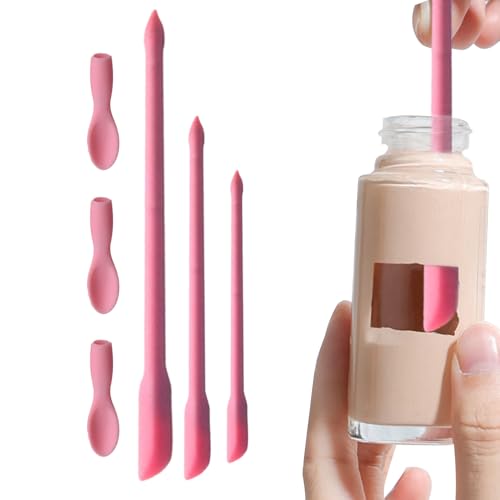 Yiohejy Zweiseitige Silikon Klein Spatel, Kosmetikspatel Mit Kosmetische Löffel, Wiederverwendbarer Dünnglasskraper, Für Küche Beauty Lotion Harz Handgemachte Palette Yiohejy Zweiseitige Silikon Klein Spatel, Kosmetikspatel Mit Kosmetische Löffel, Wiederverwendbarer Dünnglasskraper, Für Küche Beauty Lotion Harz Handgemachte Palette von Yiohejy