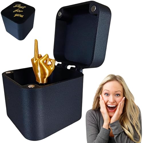 Mittelfinger in einer Box, Pop-Up-Mittelfinger-Überraschungs-Geschenk-Box, Neuheit, Gag-Streich-Geschenke, lustige Überraschung, Mittelfinger-Geschenk für Damen, Herren, Büro, Zuhause, Mittelfinger in einer Box, Pop-Up-Mittelfinger-Überraschungs-Geschenk-Box, Neuheit, Gag-Streich-Geschenke, lustige Überraschung, Mittelfinger-Geschenk für Damen, Herren, Büro, Zuhause, von Yiqicomle