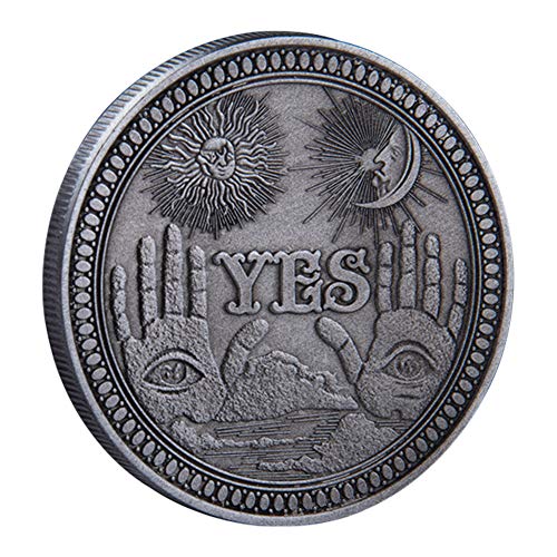 YES/NO Briefentscheidungsmünze, Ja Nein Herausforderung Münzverzierungen Entscheidungsträger Münze von Yiran