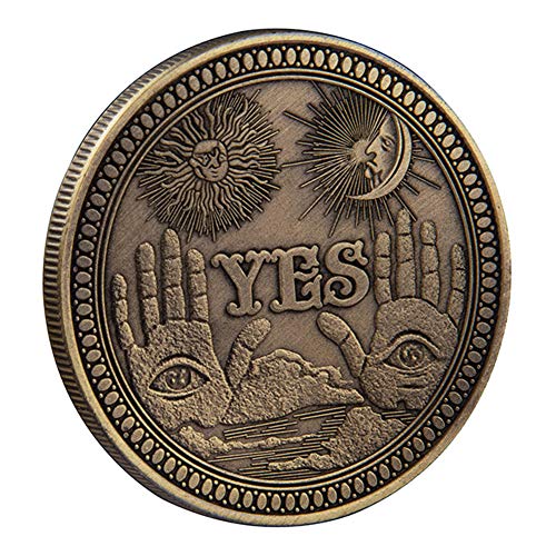 Yes/No Entscheidungsmünze für Briefe, Ja No Ornamente für Münzen aus der Entscheidungsmünze von Yiran