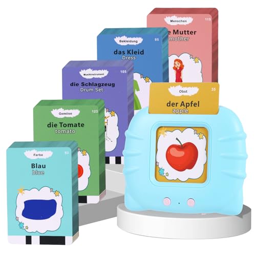 Yisakilu Sprechende Lernkarten Deutsch Englisch Wörter Lernen für Kinder Sprechende Flash Karten Sprachentwicklung Spiele Sprechen Lernen Spielzeug Logopädie Spiele Sprachförderung Yisakilu Sprechende Lernkarten Deutsch Englisch Wörter Lernen für Kinder Sprechende Flash Karten Sprachentwicklung Spiele Sprechen Lernen Spielzeug Logopädie Spiele Sprachförderung von Yisakilu