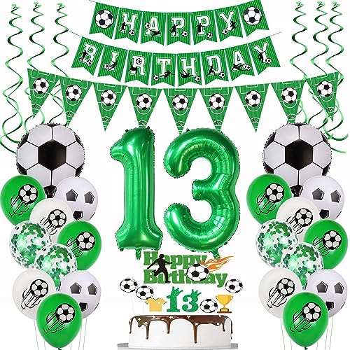 13 Jahr Fußball Geburtstag Deko,Fußball 13 Geburtstag Deko,Fussball Luftballon 13. Geburtstag,13 Ballon Fußball Deko Grün, 13. Fußball Tortendeko,13.Geburtstagsdeko Fußball Torten Topper 13 Jahr Fußball Geburtstag Deko,Fußball 13 Geburtstag Deko,Fussball Luftballon 13. Geburtstag,13 Ballon Fußball Deko Grün, 13. Fußball Tortendeko,13.Geburtstagsdeko Fußball Torten Topper von Yishamei