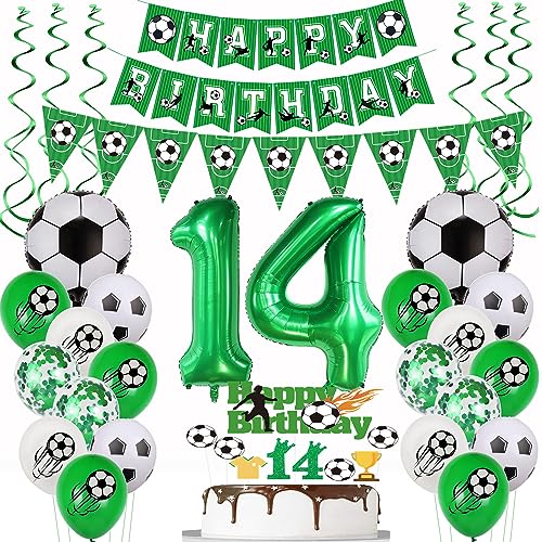 14 Jahr Fußball Geburtstag Deko,Fußball 14 Geburtstag Deko,Fussball Luftballon 14. Geburtstag,14 Ballon Fußball Deko Grün, 14. Fußball Tortendeko,14.Geburtstagsdeko Fußball Torten Topper 14 Jahr Fußball Geburtstag Deko,Fußball 14 Geburtstag Deko,Fussball Luftballon 14. Geburtstag,14 Ballon Fußball Deko Grün, 14. Fußball Tortendeko,14.Geburtstagsdeko Fußball Torten Topper von Yishamei