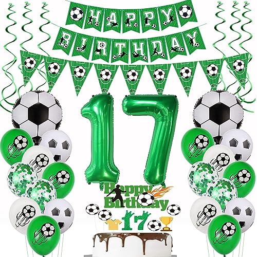17 Jahr Fußball Geburtstag Deko,Fußball 17 Geburtstag Deko,Fussball Luftballon 17. Geburtstag,17 Ballon Fußball Deko Grün, 17. Fußball Tortendeko,17.Geburtstagsdeko Fußball Torten Topper 17 Jahr Fußball Geburtstag Deko,Fußball 17 Geburtstag Deko,Fussball Luftballon 17. Geburtstag,17 Ballon Fußball Deko Grün, 17. Fußball Tortendeko,17.Geburtstagsdeko Fußball Torten Topper von Yishamei