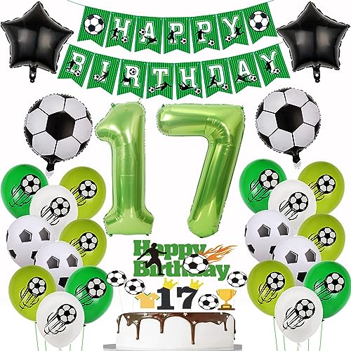 17. Fußball Geburtstag Deko,Fussball Luftballon 17. Geburtstag, Fußball 17 Geburtstag Deko Grün,17 Jahr Luftballons Fußball Deko, Fussball Cake Topper 17 Geburtstag Junge,Ballon 17. Geburtstag 17. Fußball Geburtstag Deko,Fussball Luftballon 17. Geburtstag, Fußball 17 Geburtstag Deko Grün,17 Jahr Luftballons Fußball Deko, Fussball Cake Topper 17 Geburtstag Junge,Ballon 17. Geburtstag von Yishamei