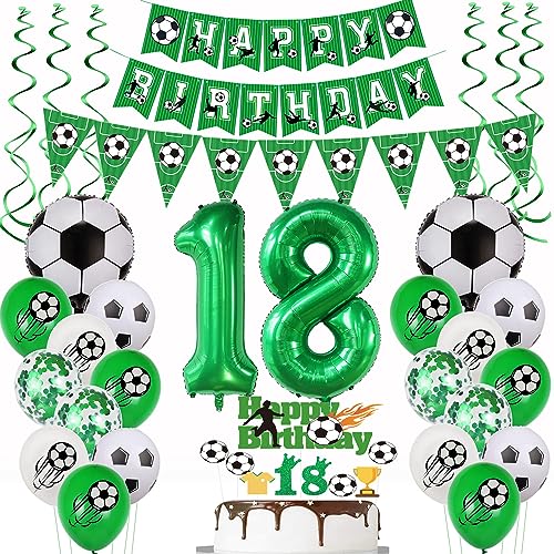 18 Jahr Fußball Geburtstag Deko,Fußball 18 Geburtstag Deko,Fussball Luftballon 18. Geburtstag,18 Ballon Fußball Deko Grün, 18. Fußball Tortendeko,18.Geburtstagsdeko Fußball Torten Topper 18 Jahr Fußball Geburtstag Deko,Fußball 18 Geburtstag Deko,Fussball Luftballon 18. Geburtstag,18 Ballon Fußball Deko Grün, 18. Fußball Tortendeko,18.Geburtstagsdeko Fußball Torten Topper von Yishamei
