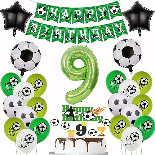 9. Fußball Geburtstag Deko,Fussball Luftballon 9. Geburtstag, Fußball 9 Geburtstag Deko Grün,9 Jahr Luftballons Fußball Deko, Fussball Cake Topper 9 Geburtstag Junge,Ballon 9. Geburtstag 9. Fußball Geburtstag Deko,Fussball Luftballon 9. Geburtstag, Fußball 9 Geburtstag Deko Grün,9 Jahr Luftballons Fußball Deko, Fussball Cake Topper 9 Geburtstag Junge,Ballon 9. Geburtstag von Yishamei