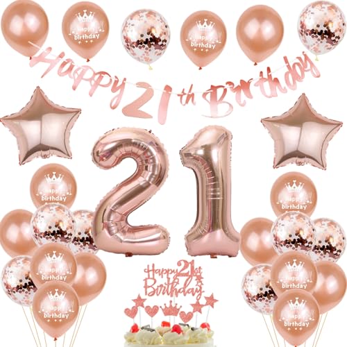 Deko 21. Geburtstag Frauen, Rosegold Tortendeko 21 Geburtstag Frau Luftballons 21 Geburtstag Frau Party Ballons mit Zahl 21 Ballon 21. Geburtstag Frauen Geburtstagsdeko 21 Jahre Frauen Ballon Deko 21. Geburtstag Frauen, Rosegold Tortendeko 21 Geburtstag Frau Luftballons 21 Geburtstag Frau Party Ballons mit Zahl 21 Ballon 21. Geburtstag Frauen Geburtstagsdeko 21 Jahre Frauen Ballon von Yishamei