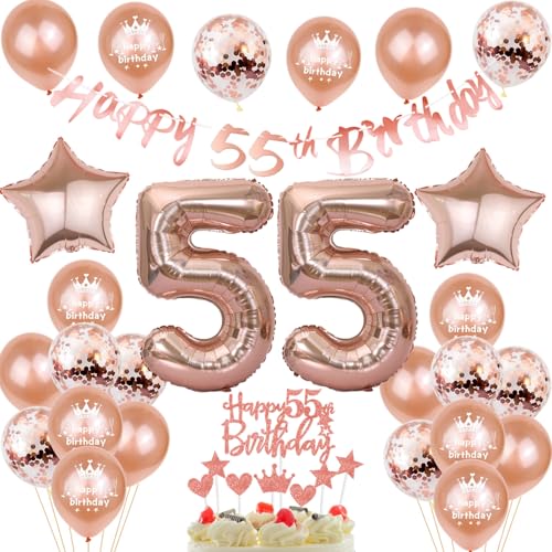 Deko 55. Geburtstag Frauen, Rosegold Tortendeko 55 Geburtstag Frau Luftballons 55 Geburtstag Frau Party Ballons mit Zahl 55 Ballon 55. Geburtstag Frauen Geburtstagsdeko 55 Jahre Frauen Ballon Deko 55. Geburtstag Frauen, Rosegold Tortendeko 55 Geburtstag Frau Luftballons 55 Geburtstag Frau Party Ballons mit Zahl 55 Ballon 55. Geburtstag Frauen Geburtstagsdeko 55 Jahre Frauen Ballon von Yishamei