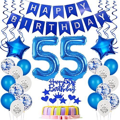 Folienballon 55. Geburtstag Dekoration Blau Tortendeko Geburtstag 55 Jahre Mann Luftballons 55 Geburtstag Mann Tortendeko 55. Geburtstag Männer,Geburtstagsdeko 55 Jahre Mann Happy Birthday 55 deko Folienballon 55. Geburtstag Dekoration Blau Tortendeko Geburtstag 55 Jahre Mann Luftballons 55 Geburtstag Mann Tortendeko 55. Geburtstag Männer,Geburtstagsdeko 55 Jahre Mann Happy Birthday 55 deko von Yishamei