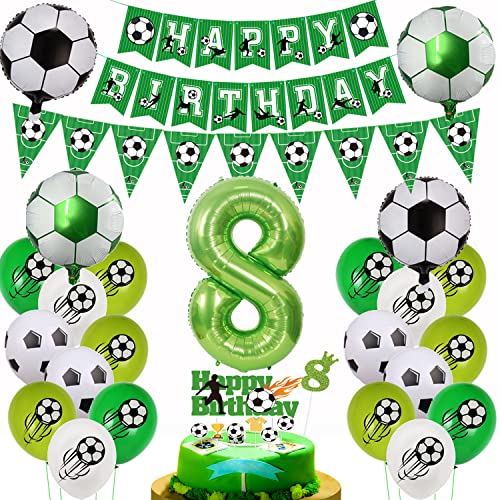 Fußball 8. Geburtstag Luftballon, Fußball 8 Geburtstag Deko, Grün Fußball 8.Geburtstagsdeko Jungen, 8 Fußball Deko mit Tortendeko Fussball, Luftballon 8 Jahre Junge Fußball Kuchendeko Fußball 8. Geburtstag Luftballon, Fußball 8 Geburtstag Deko, Grün Fußball 8.Geburtstagsdeko Jungen, 8 Fußball Deko mit Tortendeko Fussball, Luftballon 8 Jahre Junge Fußball Kuchendeko von Yishamei