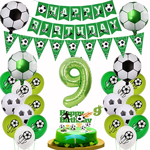 Fußball 9. Geburtstag Luftballon, Fußball 9 Geburtstag Deko, Grün Fußball 9.Geburtstagsdeko Jungen, 9 Fußball Deko mit Tortendeko Fussball, Luftballon 9 Jahre Junge Fußball Kuchendeko Fußball 9. Geburtstag Luftballon, Fußball 9 Geburtstag Deko, Grün Fußball 9.Geburtstagsdeko Jungen, 9 Fußball Deko mit Tortendeko Fussball, Luftballon 9 Jahre Junge Fußball Kuchendeko von Yishamei
