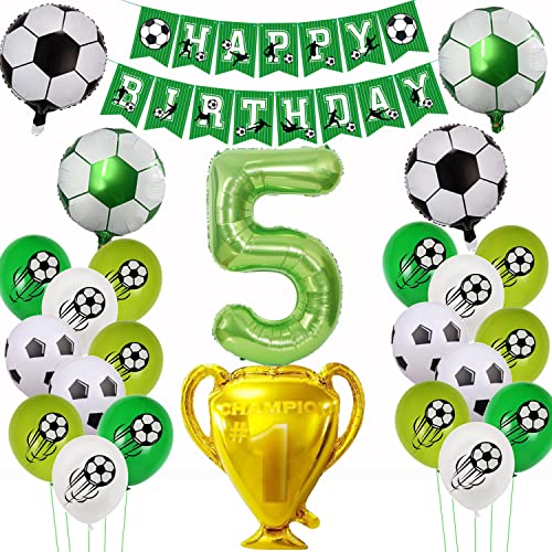 Fussball Deko Geburtstag 5 Jahre, Fußball Luftballon 5 Jahre,Fussball Luftballon 5. Geburtstag Grün,Luftballon 5 Jahre Junge Fußball, 5 Ballon Fußball Deko, 5.Geburtstagsdeko Fußball Fussball Deko Geburtstag 5 Jahre, Fußball Luftballon 5 Jahre,Fussball Luftballon 5. Geburtstag Grün,Luftballon 5 Jahre Junge Fußball, 5 Ballon Fußball Deko, 5.Geburtstagsdeko Fußball von Yishamei