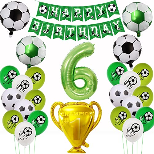 Fussball Deko Geburtstag 6 Jahre, Fußball Luftballon 6 Jahre,Fussball Luftballon 6. Geburtstag Grün,Luftballon 6 Jahre Junge Fußball, 6 Ballon Fußball Deko, 6.Geburtstagsdeko Fußball Fussball Deko Geburtstag 6 Jahre, Fußball Luftballon 6 Jahre,Fussball Luftballon 6. Geburtstag Grün,Luftballon 6 Jahre Junge Fußball, 6 Ballon Fußball Deko, 6.Geburtstagsdeko Fußball von Yishamei