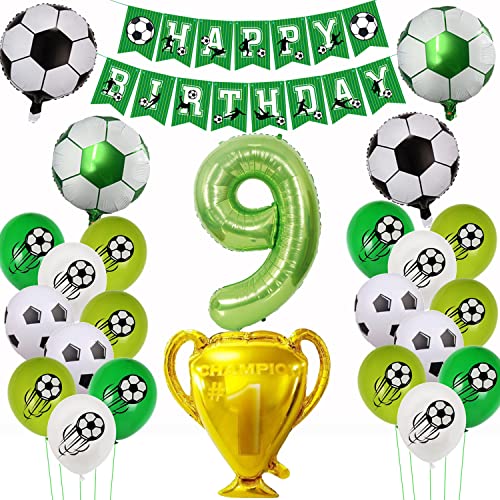 Fussball Deko Geburtstag 9 Jahre, Fußball Luftballon 9 Jahre,Fussball Luftballon 9. Geburtstag Grün,Luftballon 9 Jahre Junge Fußball, 9 Ballon Fußball Deko, 9.Geburtstagsdeko Fußball Fussball Deko Geburtstag 9 Jahre, Fußball Luftballon 9 Jahre,Fussball Luftballon 9. Geburtstag Grün,Luftballon 9 Jahre Junge Fußball, 9 Ballon Fußball Deko, 9.Geburtstagsdeko Fußball von Yishamei