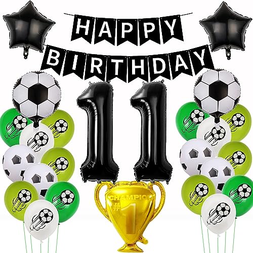 Fußball Luftballon 11. Geburtstag, Fußball 11 Geburtstag Deko, Fußball Deko Jungen 11 Jahre,Fussball Thema Party 11 Jahr, 11 Ballon, Geburtstagsdeko Jungen 11 Jahr Fußball Luftballon 11. Geburtstag, Fußball 11 Geburtstag Deko, Fußball Deko Jungen 11 Jahre,Fussball Thema Party 11 Jahr, 11 Ballon, Geburtstagsdeko Jungen 11 Jahr von Yishamei