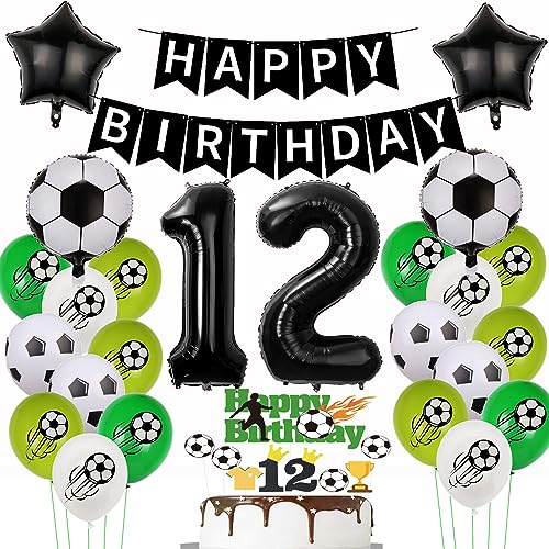 Fußball Luftballon 12. Geburtstag, Fußball 12 Geburtstag Deko, Fußball Geburtstag Deko Jungen 12 Jahre,Fussball Tortendeko Deko 12 Jahr, 12 Ballon Fußball Deko, Geburtstagsdeko Jungen 12 Jahr Fußball Luftballon 12. Geburtstag, Fußball 12 Geburtstag Deko, Fußball Geburtstag Deko Jungen 12 Jahre,Fussball Tortendeko Deko 12 Jahr, 12 Ballon Fußball Deko, Geburtstagsdeko Jungen 12 Jahr von Yishamei