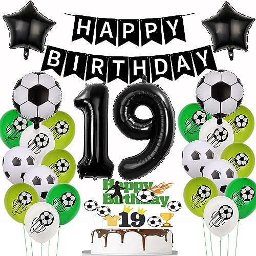 Fußball Luftballon 19. Geburtstag, Fußball 19 Geburtstag Deko, Fußball Geburtstag Deko Jungen 19 Jahre,Fussball Tortendeko Deko 19 Jahr, 19 Ballon Fußball Deko, Geburtstagsdeko Jungen 19 Jahr Fußball Luftballon 19. Geburtstag, Fußball 19 Geburtstag Deko, Fußball Geburtstag Deko Jungen 19 Jahre,Fussball Tortendeko Deko 19 Jahr, 19 Ballon Fußball Deko, Geburtstagsdeko Jungen 19 Jahr von Yishamei