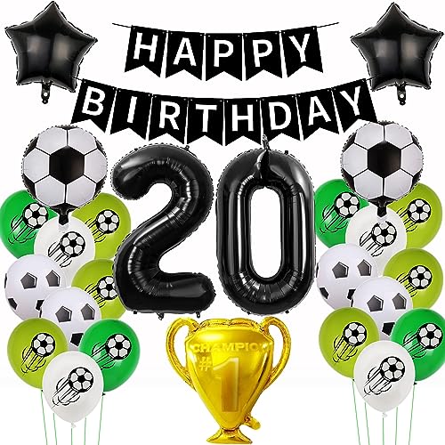 Fußball Luftballon 20. Geburtstag, Fußball 20 Geburtstag Deko, Fußball Geburtstag Deko Jungen 20 Jahre,Fussball Thema Party Deko 20 Jahr, 20 Ballon Fußball Deko, Geburtstagsdeko Jungen 20 Jahr Fußball Luftballon 20. Geburtstag, Fußball 20 Geburtstag Deko, Fußball Geburtstag Deko Jungen 20 Jahre,Fussball Thema Party Deko 20 Jahr, 20 Ballon Fußball Deko, Geburtstagsdeko Jungen 20 Jahr von Yishamei