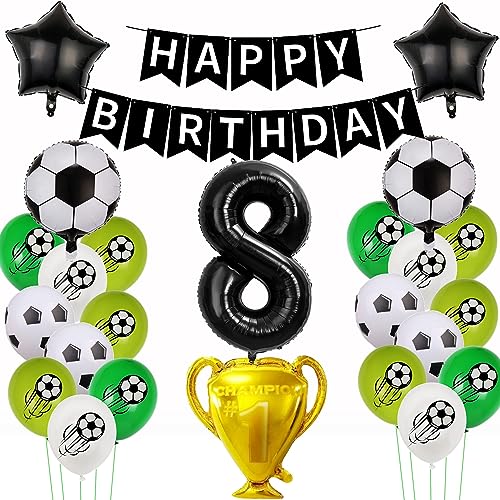 Fußball Luftballon 8. Geburtstag, Fußball 8 Geburtstag Deko, Fußball Geburtstag Deko Jungen 8 Jahre,Fussball Thema Party Deko 8 Jahr, 8 Ballon Fußball Deko, Geburtstagsdeko Jungen 8 Jahr Fußball Luftballon 8. Geburtstag, Fußball 8 Geburtstag Deko, Fußball Geburtstag Deko Jungen 8 Jahre,Fussball Thema Party Deko 8 Jahr, 8 Ballon Fußball Deko, Geburtstagsdeko Jungen 8 Jahr von Yishamei