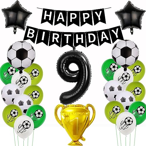 Fußball Luftballon 9. Geburtstag, Fußball 9 Geburtstag Deko, Fußball Geburtstag Deko Jungen 9 Jahre,Fussball Thema Party Deko 9 Jahr, 9 Ballon Fußball Deko, Geburtstagsdeko Jungen 9 Jahr Fußball Luftballon 9. Geburtstag, Fußball 9 Geburtstag Deko, Fußball Geburtstag Deko Jungen 9 Jahre,Fussball Thema Party Deko 9 Jahr, 9 Ballon Fußball Deko, Geburtstagsdeko Jungen 9 Jahr von Yishamei