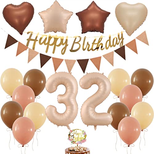 Luftballon 32. Geburtstagsdeko, Retro Ballon Geburtstagsdeko Frau 32 Jahr, Retro 32 Geburtstag Party Dekorationen, Zahl 32. Geburtstag Frau, Ballon 32. Geburtstag Mann Luftballon 32. Geburtstagsdeko, Retro Ballon Geburtstagsdeko Frau 32 Jahr, Retro 32 Geburtstag Party Dekorationen, Zahl 32. Geburtstag Frau, Ballon 32. Geburtstag Mann von Yishamei