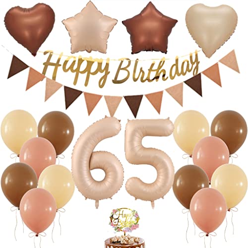 Luftballon 65. Geburtstagsdeko - Retro Ballon Deko für Frau und Mann - Party Dekorationen Mit Zahl 65 Luftballon 65. Geburtstagsdeko - Retro Ballon Deko für Frau und Mann - Party Dekorationen Mit Zahl 65 von Yishamei