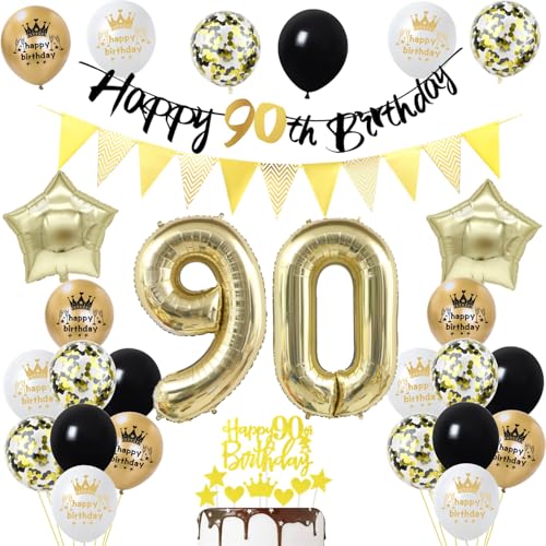 Luftballon 90 Geburtstag Dekoration Schwarz Gold Geburtstag 90 Jahre Mann,ballon 90 Geburtstag Männer Frauen, Geburtstagsdeko 90 Jahre Mann deko 90. Geburtstag Mann deko geburtstag 90 jahre Frau Luftballon 90 Geburtstag Dekoration Schwarz Gold Geburtstag 90 Jahre Mann,ballon 90 Geburtstag Männer Frauen, Geburtstagsdeko 90 Jahre Mann deko 90. Geburtstag Mann deko geburtstag 90 jahre Frau von Yishamei