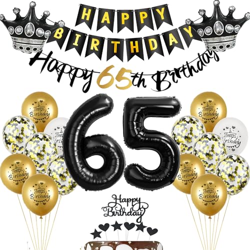 Luftballons 65. Geburtstag Dekoration Schwarz/gold Tortendeko Geburtstag 65 Jahre Mann Männer ballons 65 Geburtstag Frauen Mann,Tortendeko 65. Geburtstag Mann Frauen,Geburtstagsdeko 65 Jahre Mann Luftballons 65. Geburtstag Dekoration Schwarz/gold Tortendeko Geburtstag 65 Jahre Mann Männer ballons 65 Geburtstag Frauen Mann,Tortendeko 65. Geburtstag Mann Frauen,Geburtstagsdeko 65 Jahre Mann von Yishamei